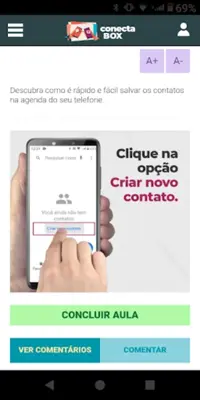 CONECTABOX - Curso de Inclusão android App screenshot 1