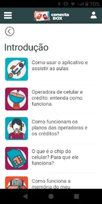 CONECTABOX - Curso de Inclusão android App screenshot 3